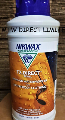 Nikwax Spray-On Litre Refill Waterproofing For Wet