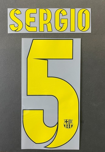 Name&Number Set für Barcelona für die Saison 2014/2015 Heim/Auswärts - Bild 2 von 4