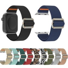 Sliding Buckle Nylon Band for Apple Watch 11 10 9 8 7 6 SE Ultra 3 42/45/46/49mm