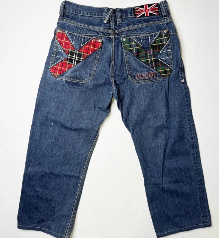 【BOK PLACE】Carpenter Raw Union Jack Patch L Wide Denim PT s-l1200.jpg