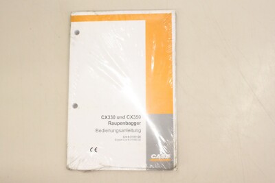 CASE Raupenbagger CX330 CX350 Bagger Bedienungsanleitung CRE6-31181GE OVP