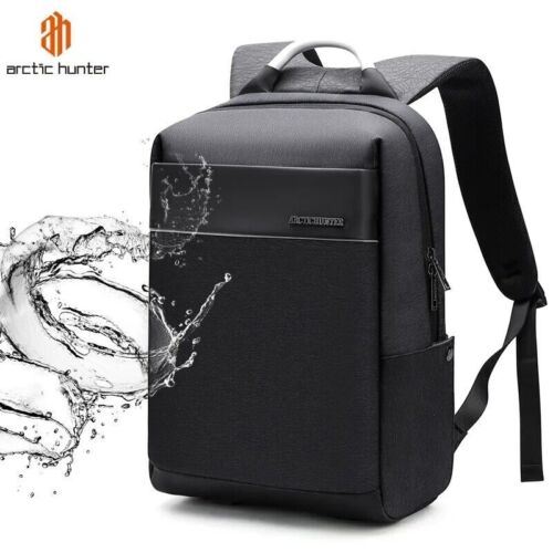 ARCTIC HUNTER Hot USB Charge Men Laptop Business Waterproof Backpack Travel bag - Picture 1 of 26