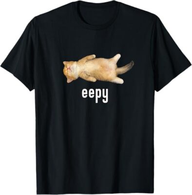 Eepy Cat, Silly Sleepy Cat Meme T-Shirt