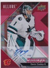2024-25 Allure Hockey Devin Cooley Rookie Red Rainbow Auto