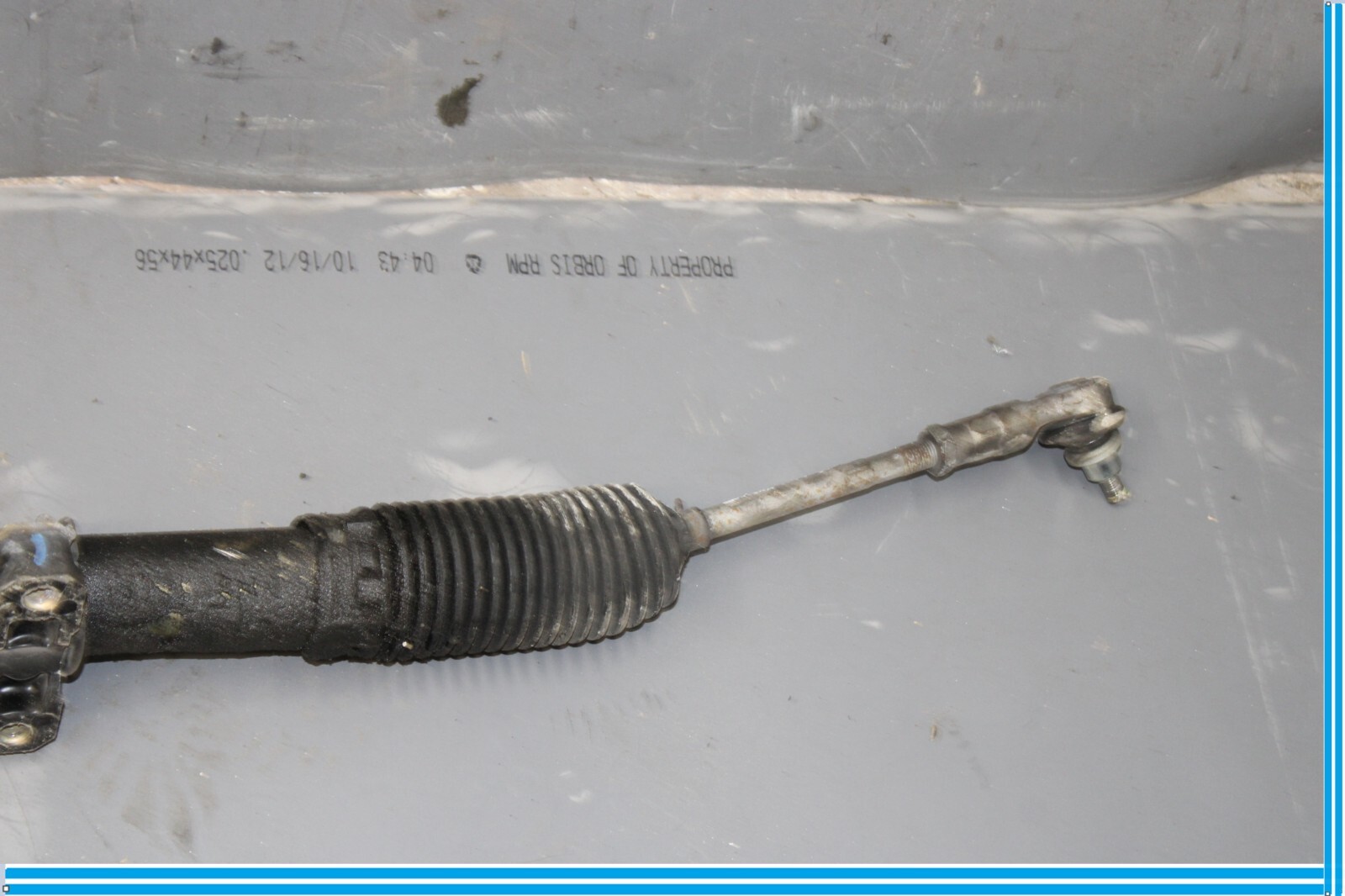 03-12 Maserati Quattroporte Power Steering Gear Rack & Pinion Oem