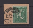 (WH23012) GERMAN REICH - 1921, MI 181 ON PAPER, USED, CV € 420, SEE SCANS