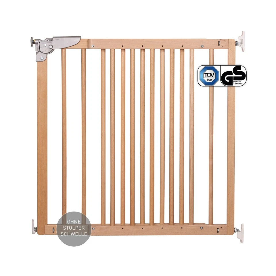 DOLLE Treppenschutzgitter Türgitter Holz Kinder Schutzgitter 75,6–110 cm - Bild 3 von 4
