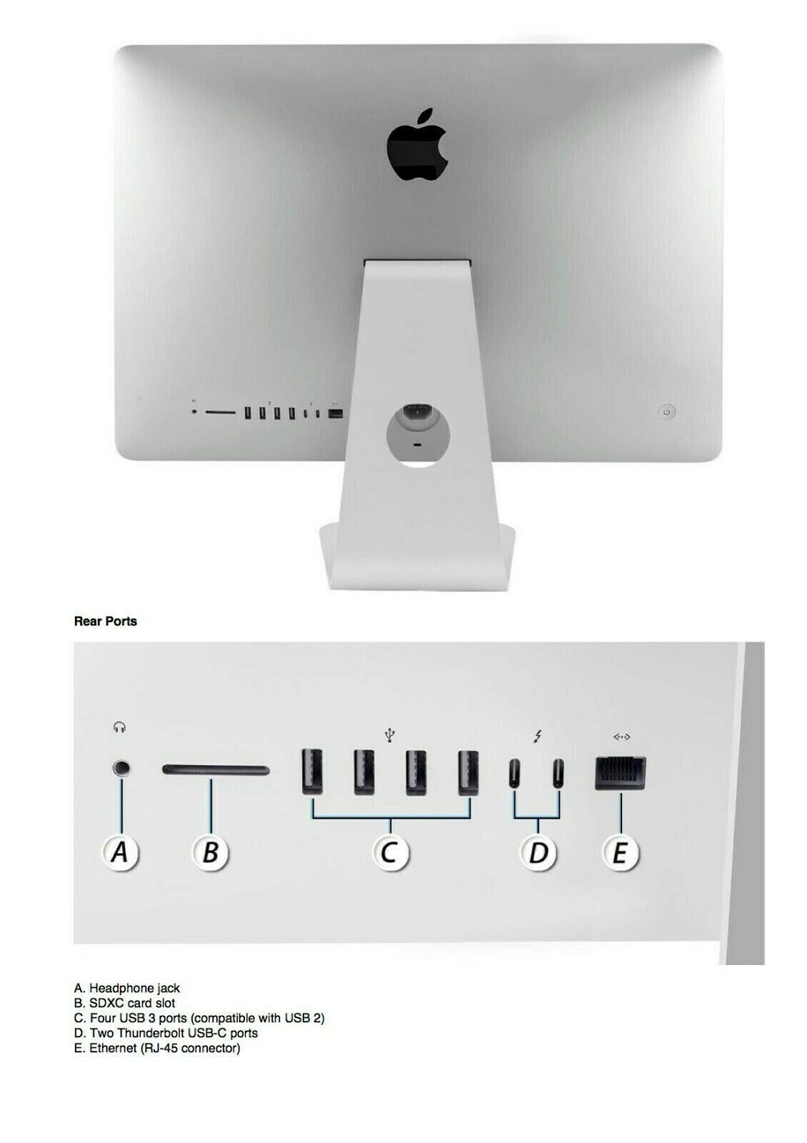 iMac (21.5-inch, 2017) - Technical Specifications