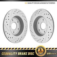 Rear Drilled Disc Brake Rotors For Ford Transit Connect C-Max Escape 2013 - 2016