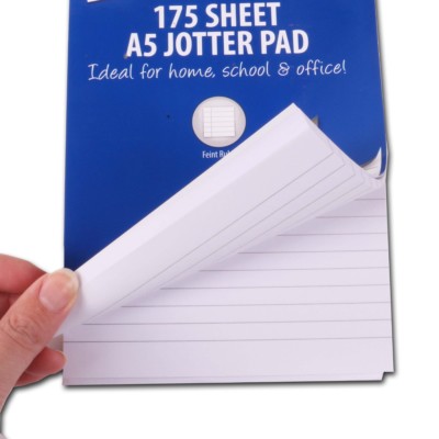 Note Pads 175-Sheet Bumper Jotter Pad - Thick Writing Notepad For School, Office & Notes Office Furniture - Foto 13