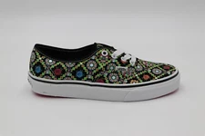 Vans Authentic Dia De Muertos Glow In The Dark Black/White Skate Shoes