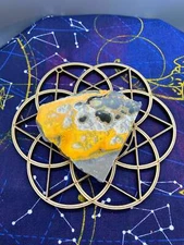 114 Gram Bumblebee Jasper Stone Slab Crystal Free Form Chunk