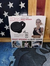 Tokk Smart Wearable Assistant Hands-free Bt Phone Speaker, Black Open Box (50)