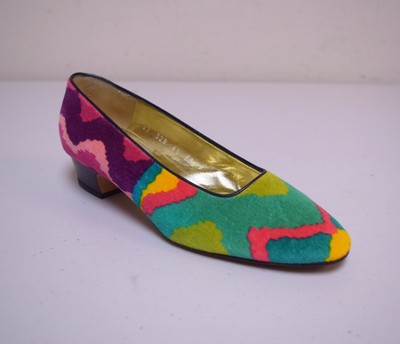 bright colored heels