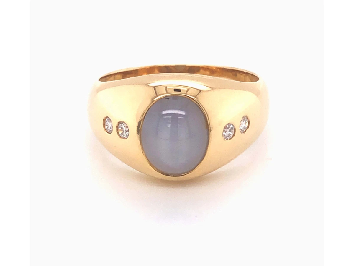 Star sapphire pinky best sale ring