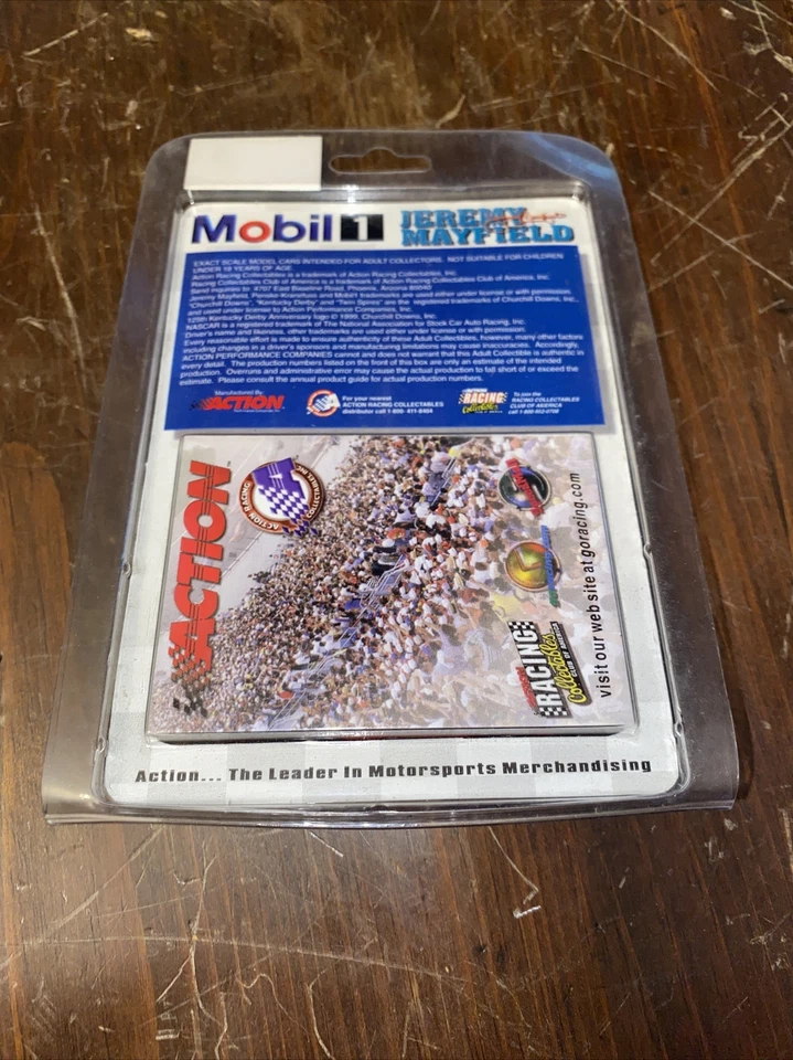 NASCAR Jeremy Mayfield #12 Mobile 1 125th Kentucky Derby 1999 autographed signed - Image 4 of 4