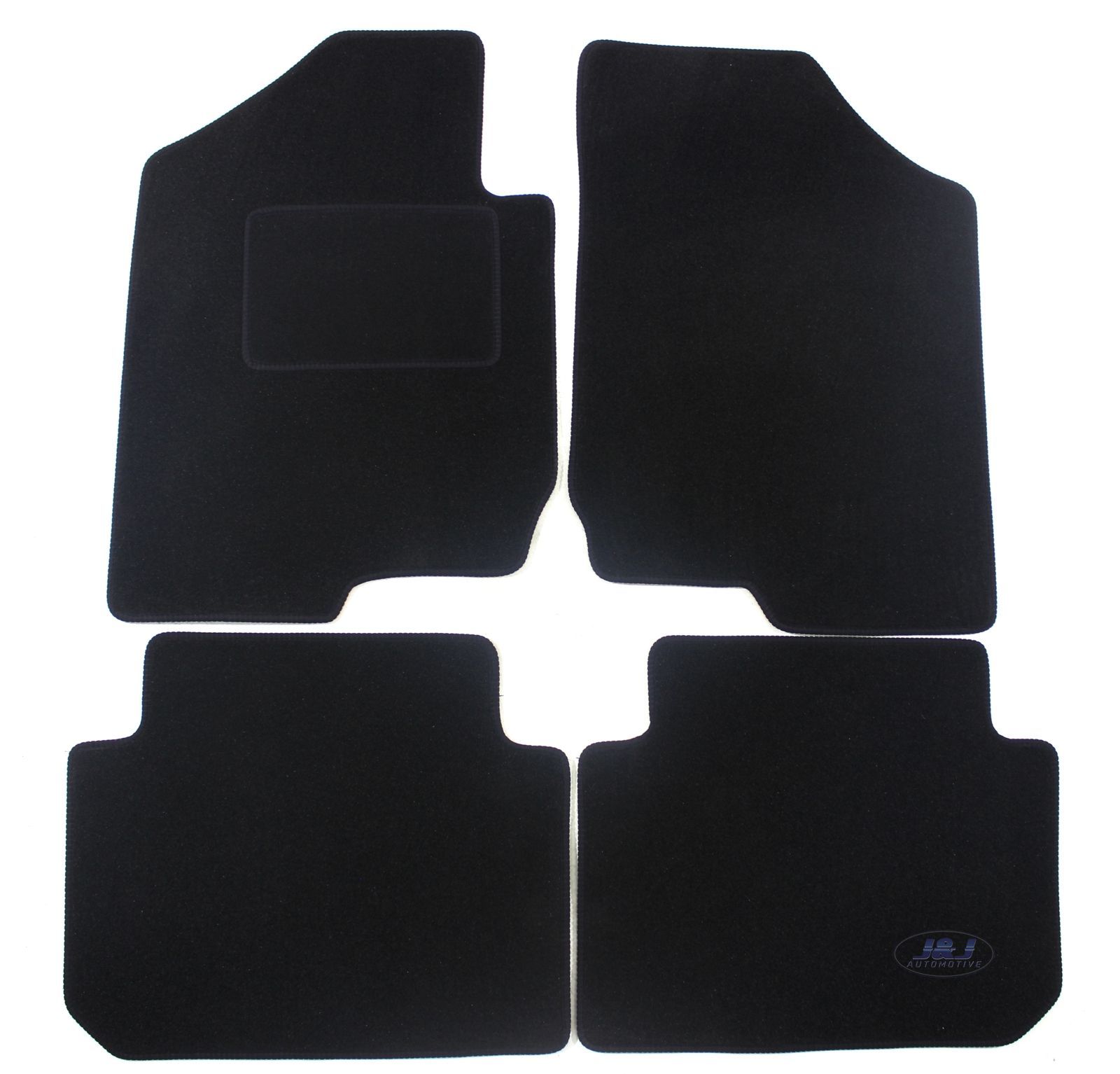 Tapis velours sur mesure Kia Carens 2007-2012 haute densité couleur noir dense