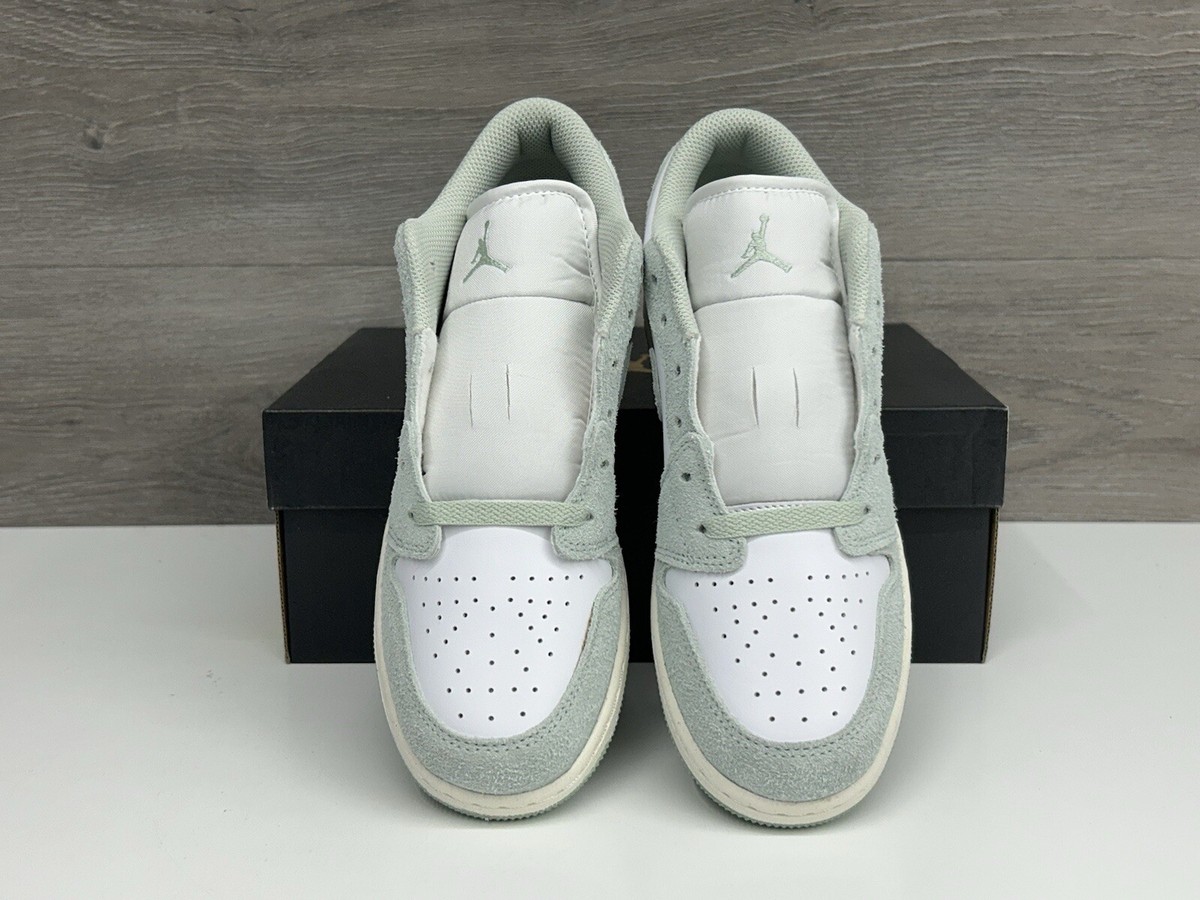 Nike Air Jordan 1 Low SE “Seafoam” White Green Sail Youth GS 
