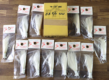 Vintage John C. Kremer 4" No-Alibi Lures 5/0 Jig LOT OF 12