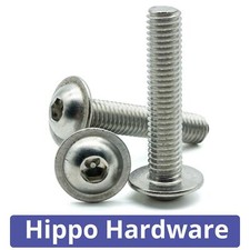 M3 M4 M5 M6 M8 FLANGED BUTTON HEAD SCREWS ALLEN SOCKET BOLTS A2 STAINLESS STEEL