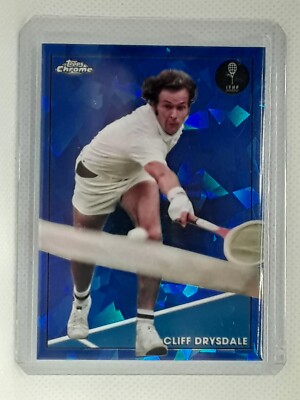 Cliff Drysdale 2021 Topps Chrome Sapphire Tennis - #20 -