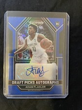 2023-24 Panini Prizm Draft Picks Adam Flagler RC Rookie Blue Prizm Auto /125