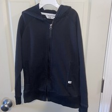 DSG girls medium black zip up jacket