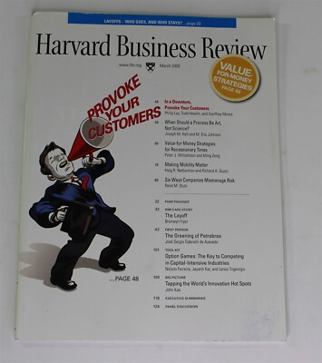 Harvard Business Review Magazine Issue March 2009