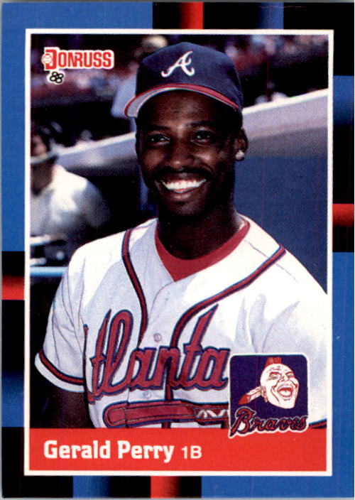 1988 Donruss #437 Gerald Perry - NM