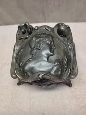 P•Vintage Art Nouveau 1900's W. B. Mfg. Co. #324 Weidlich Brothers Jewelry Box