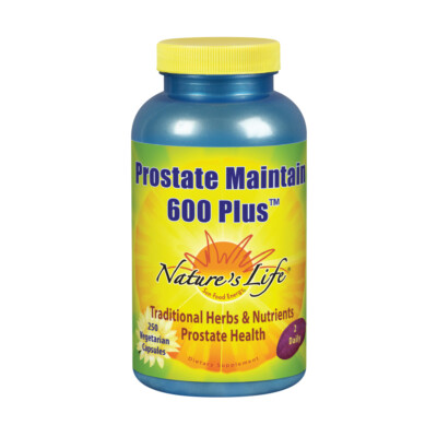 Nature's Life Prostate Maintain 600 Plus Formula for Men | 250 CT