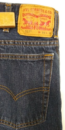 Mens, Levis 517, Boot Cut Jeans, Size 34x30 - Picture 2 of 4