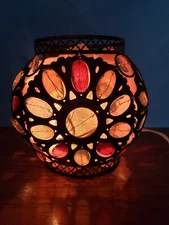 HIMALAYAN SALT LAMP  ~ COZY SPRING GLOW ~ 6 1/2" TALL