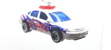 Christmas Ornament for Chevy Impala Police Dare White