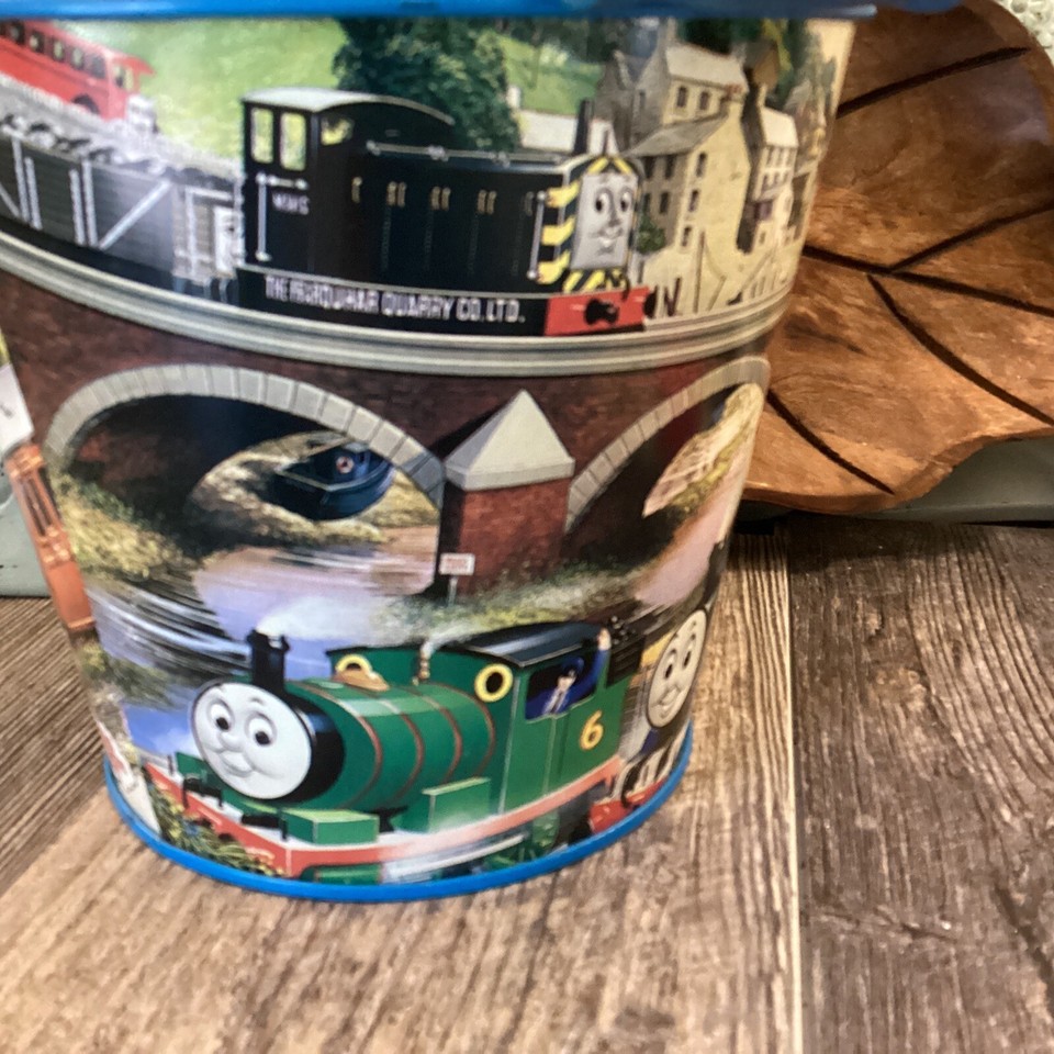 Schylling Thomas the Tank Engine Metal Pail Bucket Handle Thomas