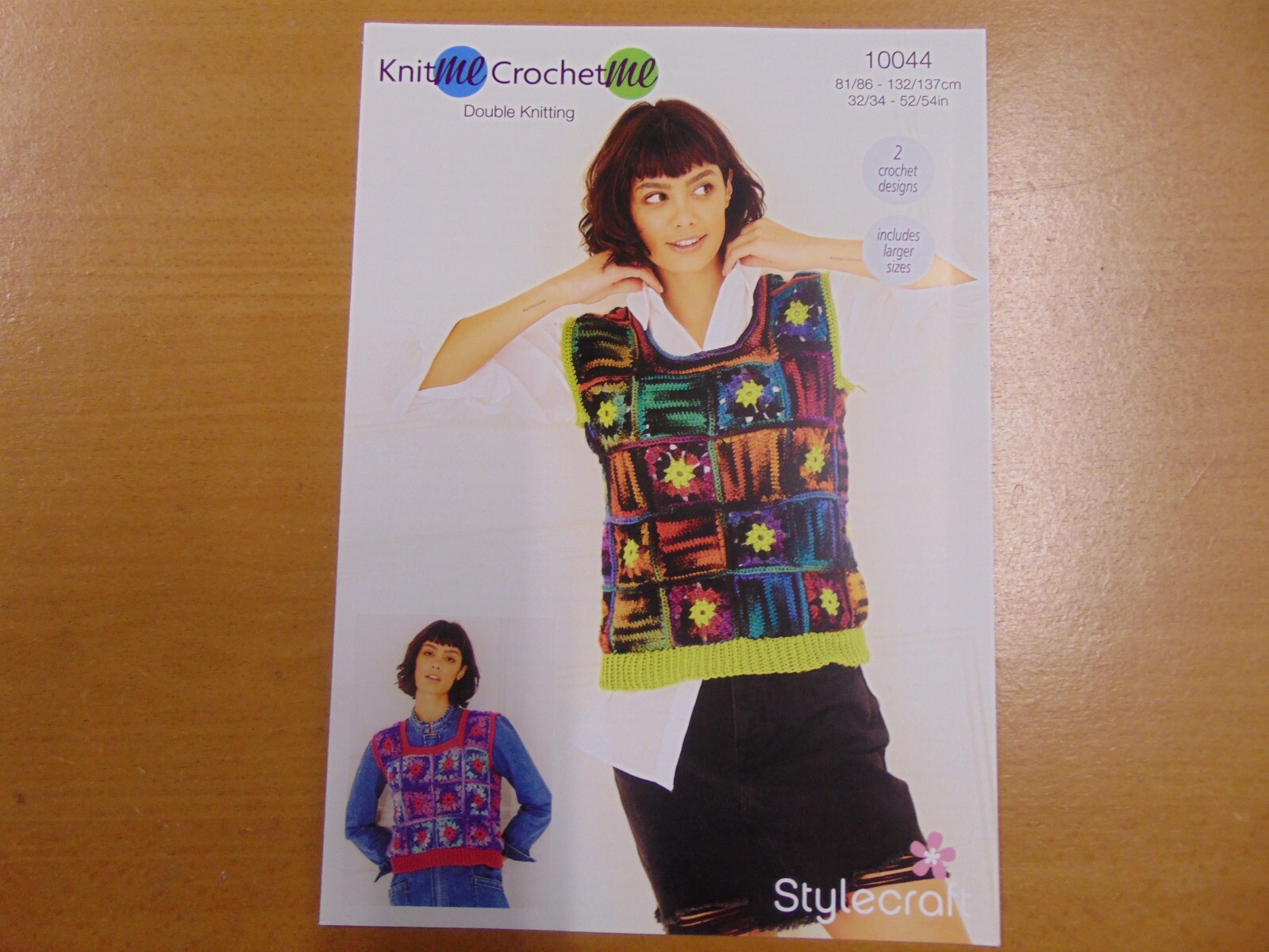 Stylecraft Knit Me, Crochet Me Double Knitting Pattern 10044  2 Crochet Designs