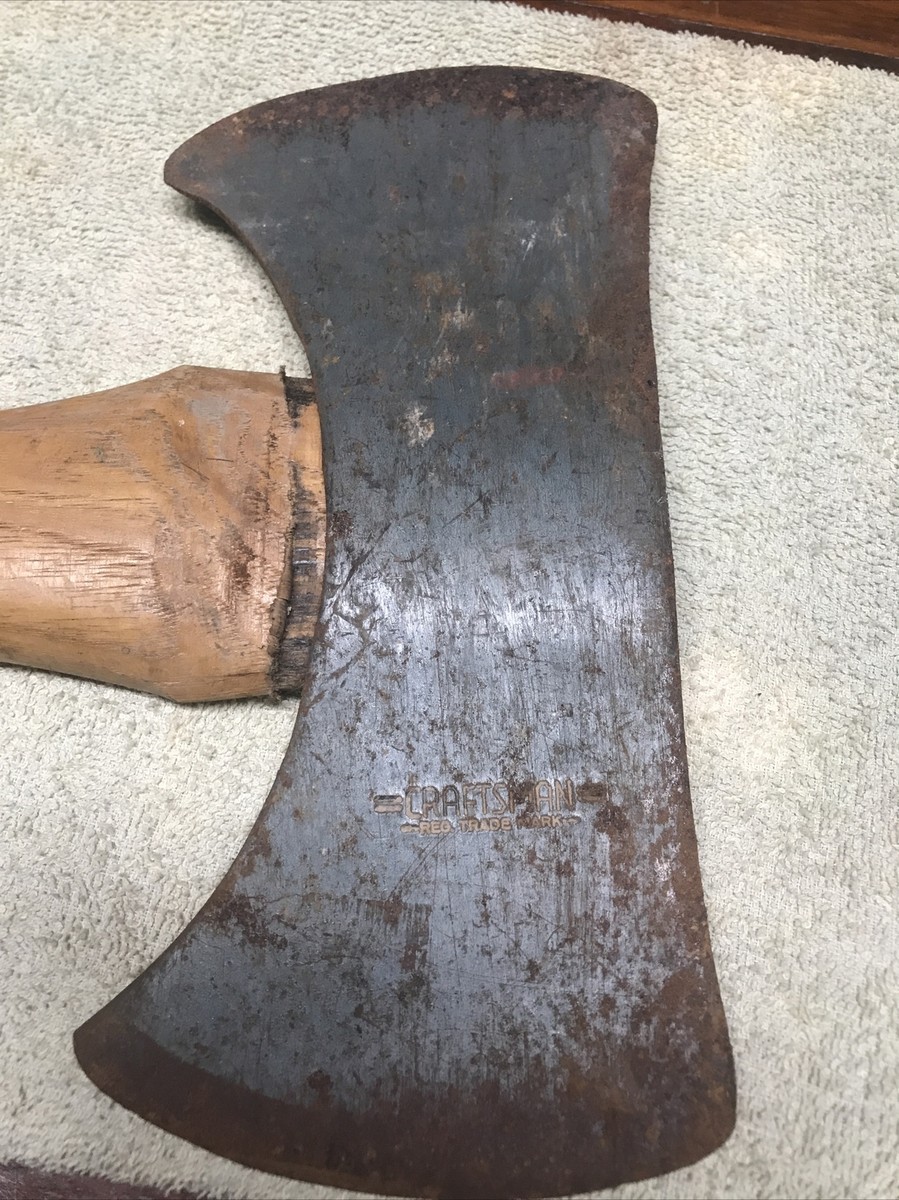 Craftsman Reg. Trade Mark double bit ax with handle | eBay Craftsman Reg. Trade Mark double bit ax with handle | eBay