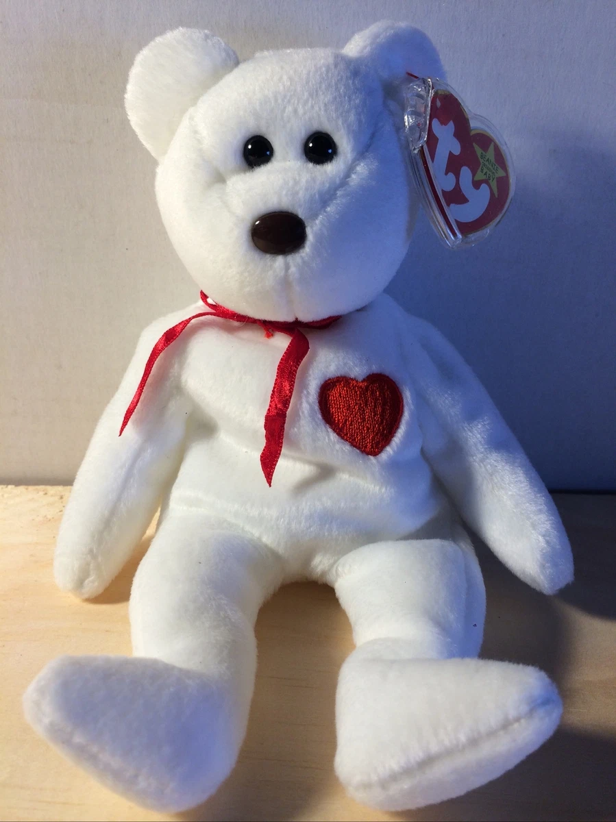 1993 Valentino Beanie Baby multiple errors Brown nose PVC pellets Yellow Star
