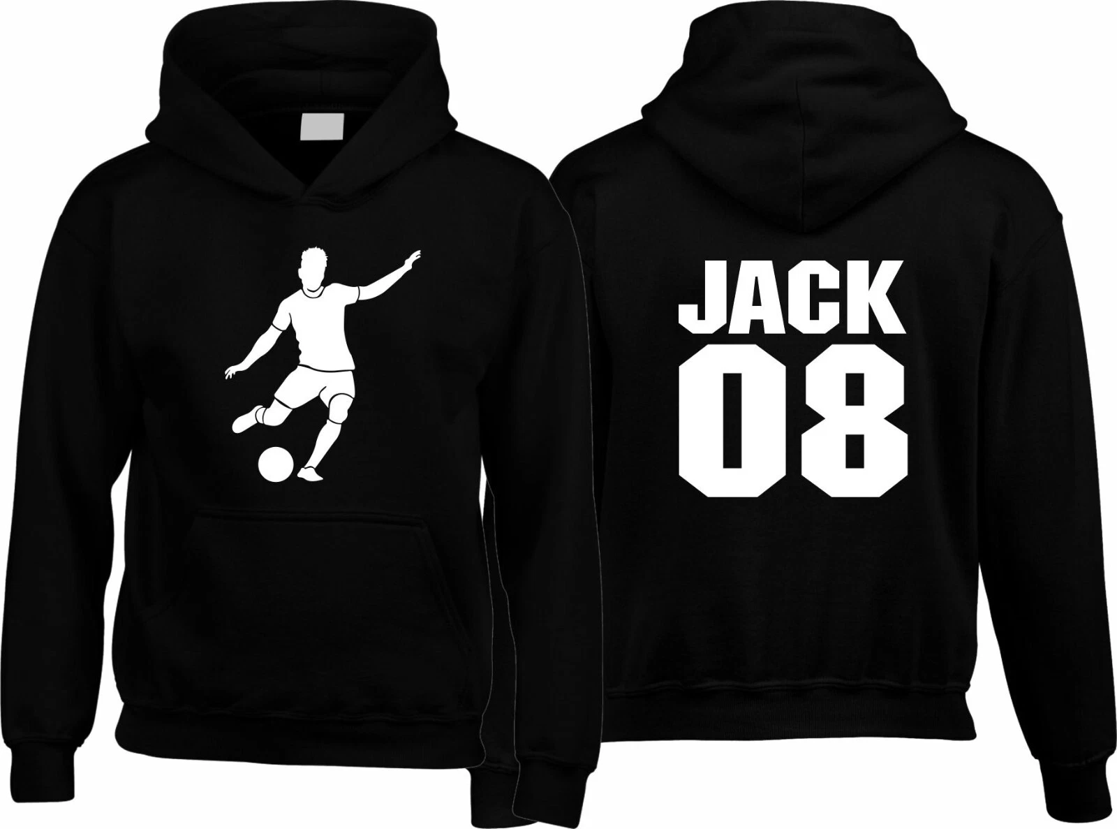 COACH Felpa con cappuccio calciatore personalizzata giornata gioco regalo sport calcio allenatore maglione