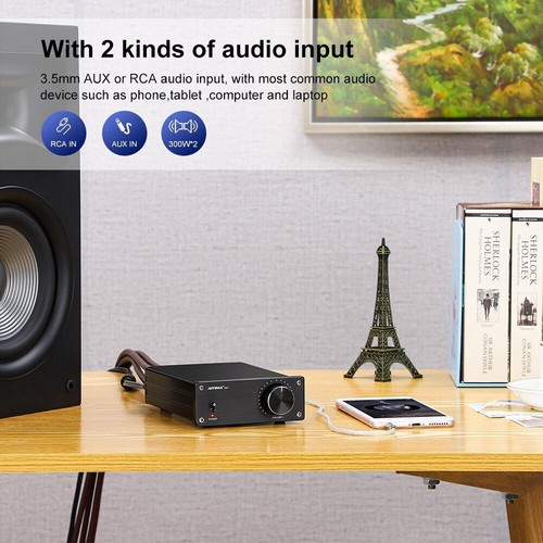 Power Amplifier Digital Audio HiFi Sound Speaker Amplificador Class D Stereo 2.0 - Picture 6 of 17