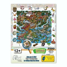 Jigsaw Puzzle 500 Piece Collage 2 Different Styles by Wuundentoy