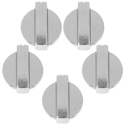 5PCS Kitchen Gas Stove Control Knobs Stainless Steel Gas Cooker