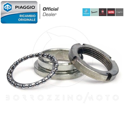 KIT CUSCINETTI FORCELLA SERIE STERZO ORIGINALE PIAGGIO ZIP SP E2 50 2012 2013 - Picture 3 of 5