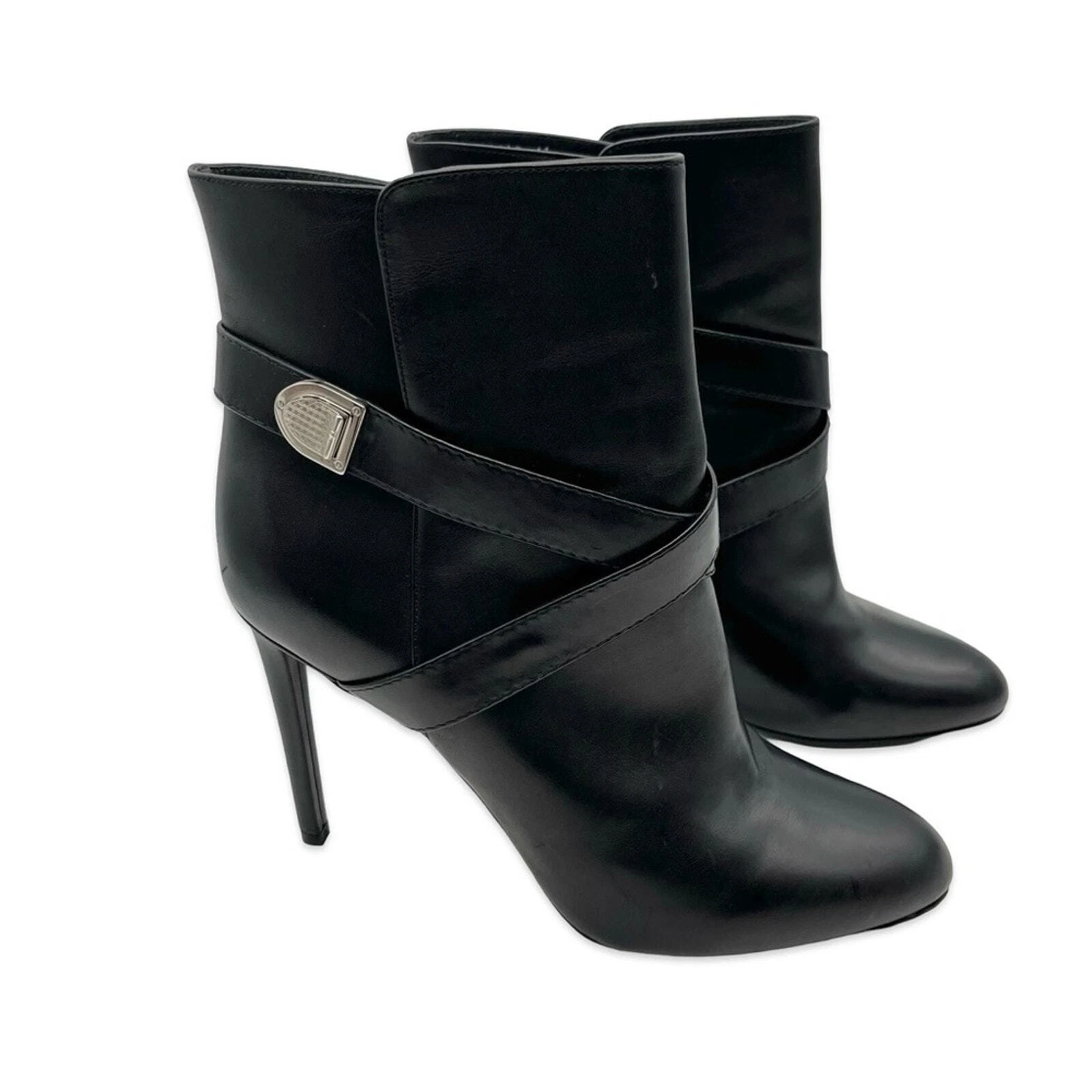 Bottes à talons Christian Dior noires taille EU 41