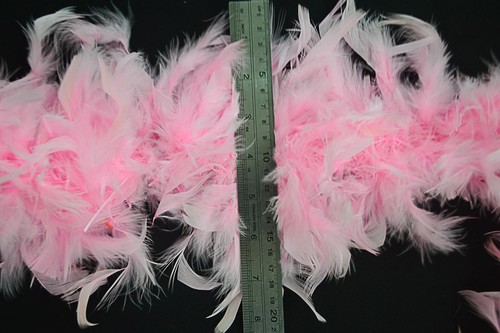 (Yc) Ostrich/Fluff/Rooster Feather Show Boa Trim Fringe 2 yards(1.8 meters)Long - Picture 42 of 45