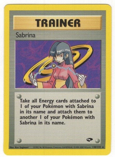 Sabrina's Psyduck Pokemon Gym Challenge Scratch HP 50 099/132