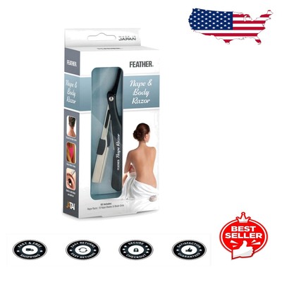 Ultimate Nape Razor with 10 Blades & Glide - Smooth, Irritation-Free Shaving