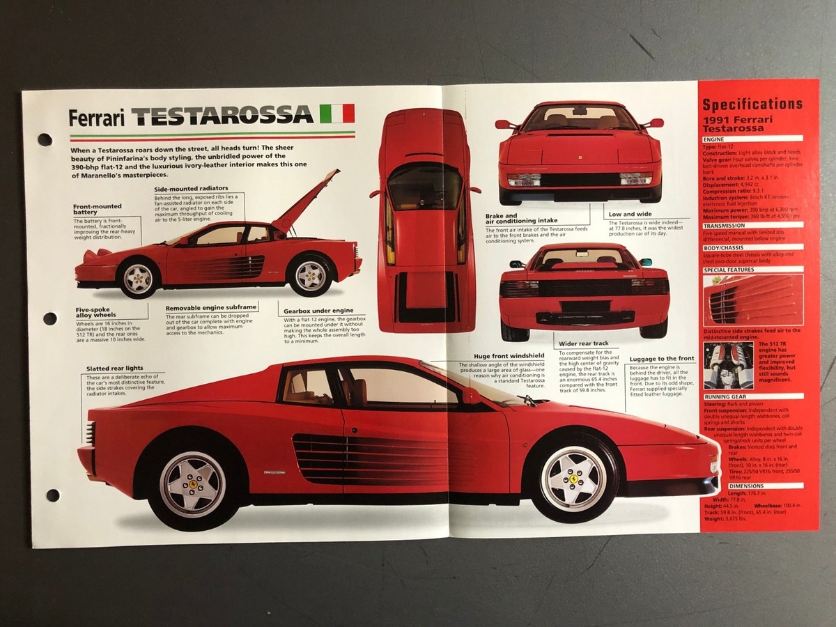 1984 - 1996 Ferrari Testarossa IMP 