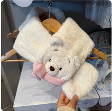 Genuine 2025 Disney Winnie The Pooh Winter Scarf SH DIsneyland Christmas Gifts