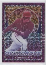 2021 Panini Chronicles Overdrive Purple Velocity Prizm Juan Soto #13 0jy1